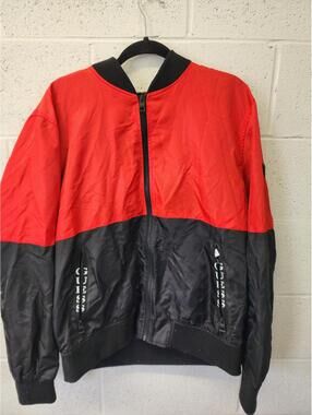 GUESS Colorblock Red and Black Jacket XL